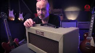 Video thumbnail for Great sounding!!! Grand 20 Watt Tweed amp head from China. 5E3 circuit by Grand Technology