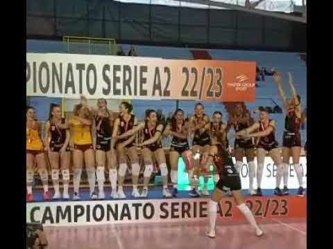 Roma Volley Club, Marta Bechis e le giallorosse festeggiano la vittoria della Serie A2