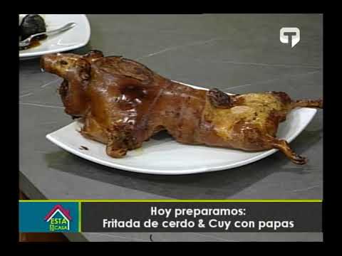 Hoy preparamos: Fritada de cerdo y Cuy con papas