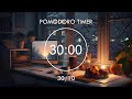 Pomodoro 30 10 Cozy Study Room Study With Me With Lofi Music And Bird Sounds Focus Station
