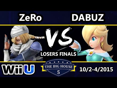 The Big House 5 - Dabuz (Rosalina) Vs. ZeRo (Sheik) - Losers Finals - Smash Wii U
