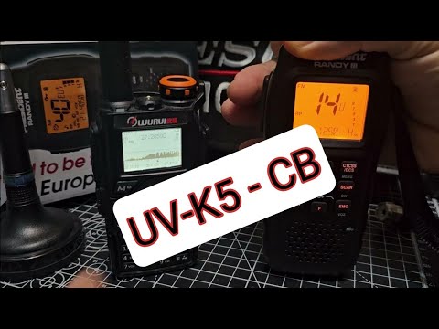 Quanshen UV-K5 & President Randy III CB , AM FM USB