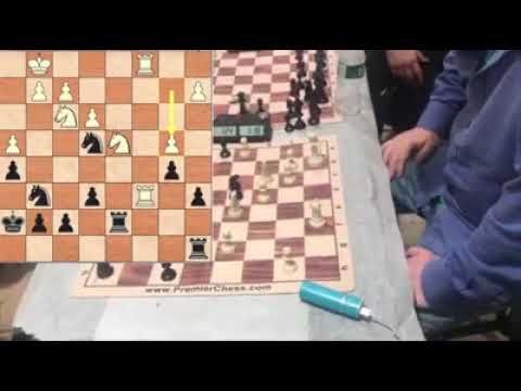 GM Michael Rohde USCF 2550 vs Danilo Cuellar FIDE 2116, 3 0 minute blitz, Game 2, December 2019