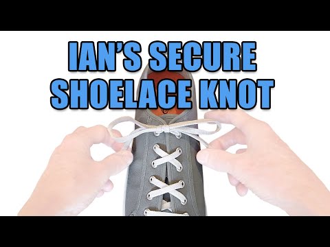 Ian's Secure Shoelace Knot tutorial – Professor Shoelace