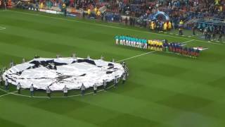 Barcelona vs Arsenal, Camp Nou, UEFA Champions League anthem