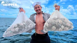 We Caught 200 Pounds of This? Scavenging the Ocean for Dinner!