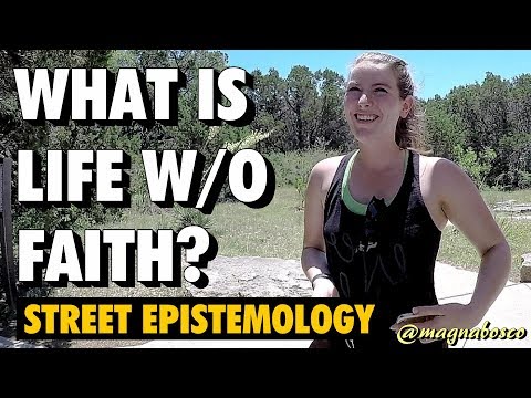 Street Epistemology: Emily | What is Life Without Faith?