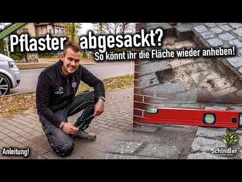 Paving sunk? Here's how to easily raise it again! [Instructions]