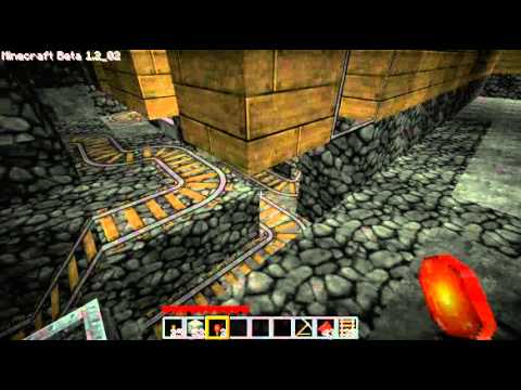 Minecraft Minecart System - Automatischer Bahnhof