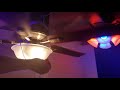 4 Ceiling Fans Running On The Floor On All Speeds Spindown