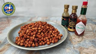 Air Fryer Spicy Chickpeas Healthy Snack