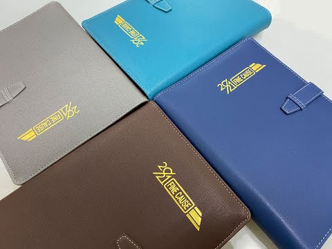 專業皮革手帳本燙金代工