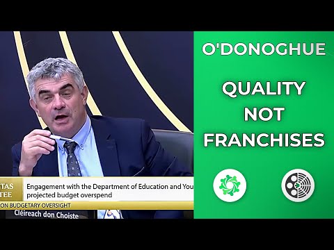 Richard O'Donoghue: School Meals, Attendance and Building Delivery
