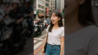 🛵 台湾あるある｜信号待ちの整列っぷりにビビる😂　#shorts