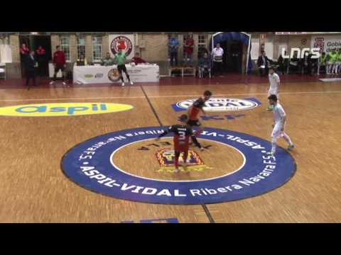 Jornada 19: Aspil Vidal Ribera Navarra vs Santiago Futsal