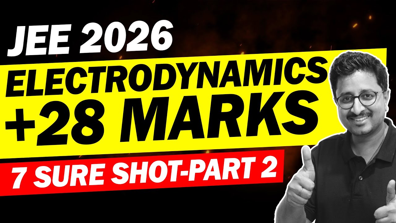 JEE 2026: 7Q Sure Shot in Electrodynamics🔥 (Part 2) | HIGH WEIGHTAGE | Eduniti | Mohit Sir