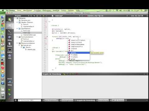 C++ Qt Ders 9:  QDir