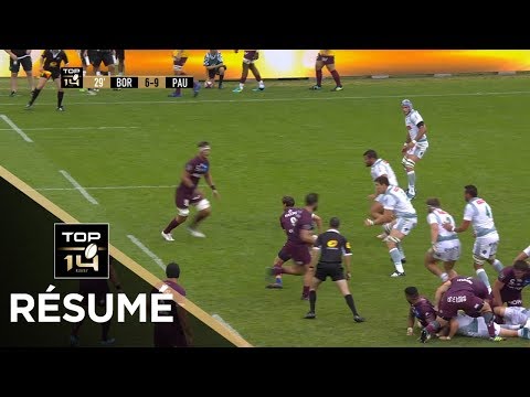 TOP 14 - Résumé Bordeaux-Bègles-Pau: 41-19 - J1 - Saison 2018/2019