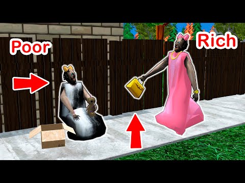 Rich Granny vs Poor Granny - funny horror school animation (p.8)