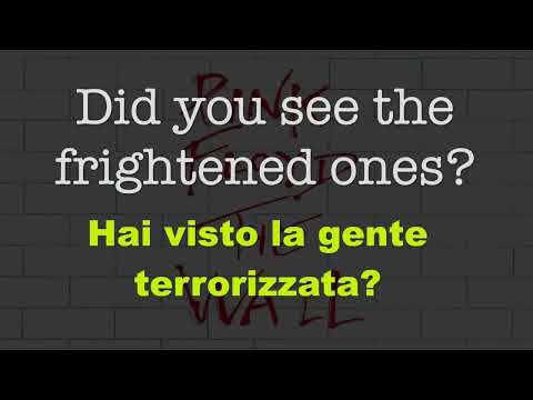 07/1 - Goodbye Blue Sky (Addio Cielo Azzurro) - The Wall - 1979 - Testo e traduzione