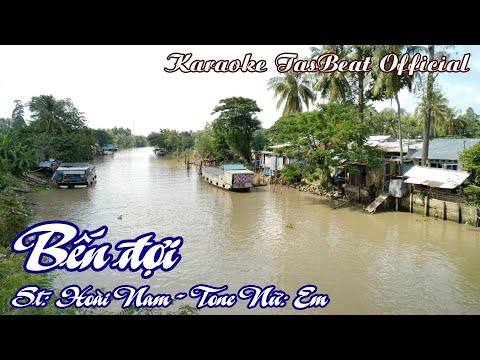 Karaoke Bến Đợi Tone Nữ | TAS BEAT