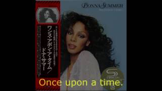 Donna Summer - Once Upon A Time LYRICS - SHM &quot;Once Upon A Time&quot; 1977