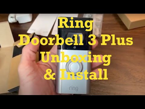 DIY Ring Doorbell 3 Plus Indoor Cam Unboxing and Installation [Ring Cam Doorbell 3 Plus Tutorial]
