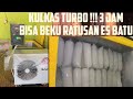 KULKAS TURBO DALAM 3 JAM BISA BUAT RATUSAN ES BATU