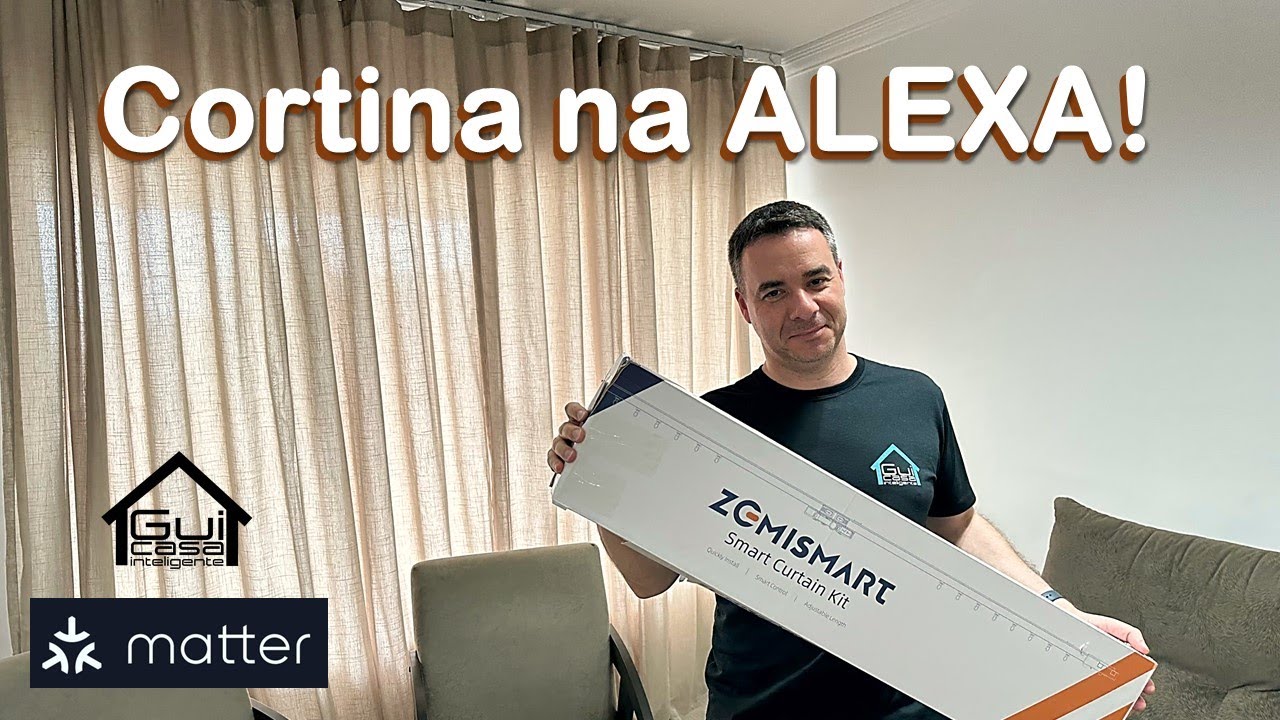 Automação de CORTINA DE TRILHO com a Alexa para sua CASA INTELIGENTE