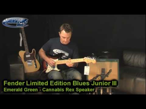 Fender Limited Edition Blues Junior III in Emerald Green - Cannabis Rex Speaker