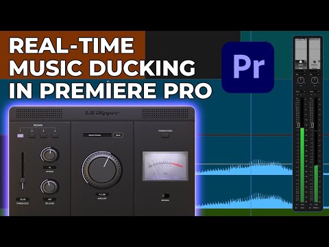 YouTube thumbnail for music ducking in Premiere Pro tutorial