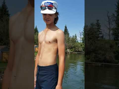 A fun day at the beach with Austin, Elle, sharks, grandma 'Laine and Blaire