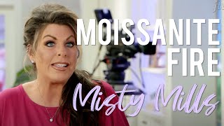 Pre-Owned Moissanite Platineve And 14k Rose Gold Over Sterling Silver Heart Pendant .39ctw DEW. Related Video Thumbnail