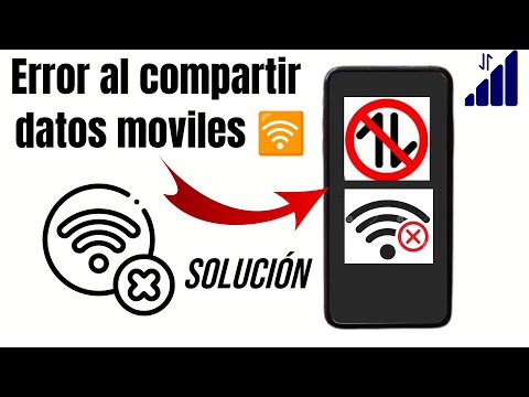 I can't share my cell phone's internet/error sharing mobile data