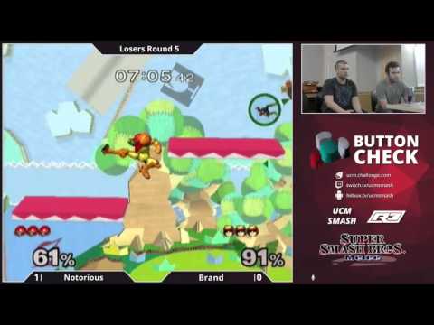 Brand (Samus) vs Notorious (Falcon) - Button Check 5 - Melee