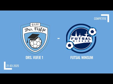 Drs. Vijfje 1 - Futsal Winsum 1 (21-03-2025)