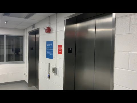 Dover Traction Blue Elevators @ 33 Arch Street Parking Garage-Boston MA