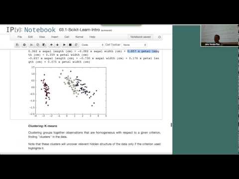 Jake VanderPlas: Basic Principles of Machine Learning for Astronomy with python