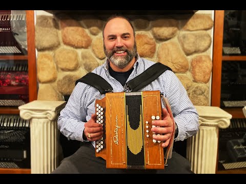 CASTRIKGCCW - Cherry Castagnari Rik Diatonic Button Accordion GC MM 33 12 $3999