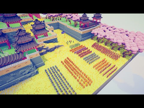 150x ROMAN ARMY SIEGE SAMURAI CASTLE - Totally Accurate Battle Simulator TABS