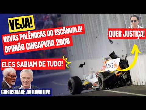 NOVAS POLÊMICAS DO ESCÂNDALO NO GP DE CINGAPURA 2008 DA FÓRMULA 1