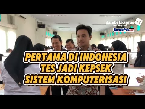 TES KEPSEK PERTAMA DI INDONESIA SISTEM CAT