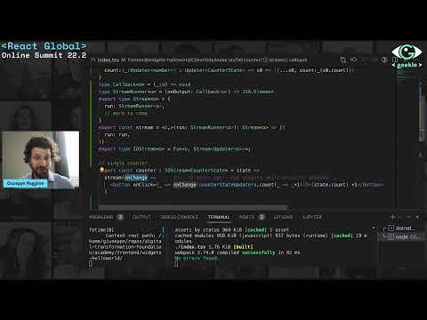 React Global Online Summit 2022 - Talk Giuseppe Maggiore