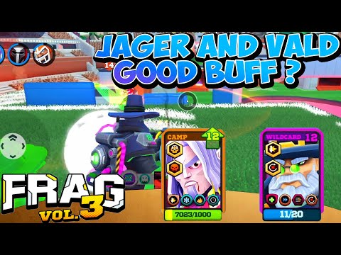 FRAG Pro Shooter Vol.3 - JAGER And VALD good buff ?🔥Gameplay🔥(iOS,Android)