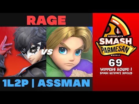 RAGE vs 1L2P  ASSMAN - Smash Ultimate Singles Winners Round 1 Smash Parmesan 69 - Joker vs Young Lin