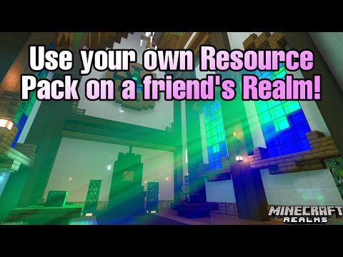 Use your own Resource Pack on a friend's Realm! - Minecraft Bedrock Tutorial [Possibly Outdated]