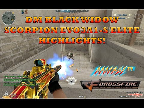 DM Black Widow Scorpion EVO3A1 S Elite Highlights! Crossfire Philippines!