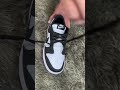How To Lace Nike Dunk Low Panda Without Tying The Laces Shoelaces Shoelacetying Shoelacestyle