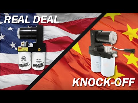 We bought a knock-off "FASS" System
