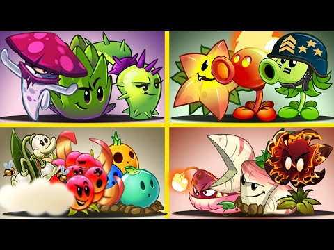 PvZ 2 4 Super Team Vs Team Zombies-Which Plant Is Best?